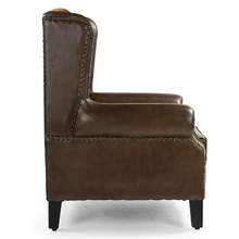 Yelle Buffalo Leather & Cowhide Armchair